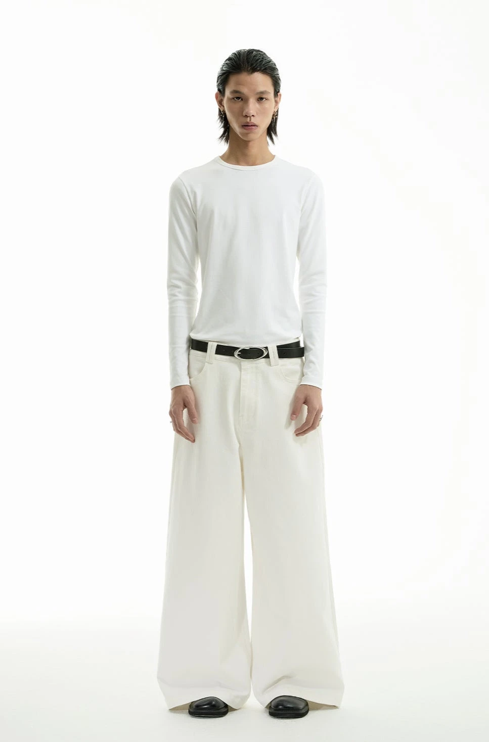 Low Waist Wide Leg Denim Jeans With Pockets 7 Low Waist Wide Leg Denim Jeans With Pockets - Image 7