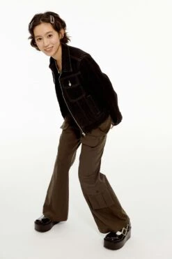 Contrast Stitch Denim Zip Jacket -Modern Wear Shop f5e30470ea4520c127d92f906ea72bcd