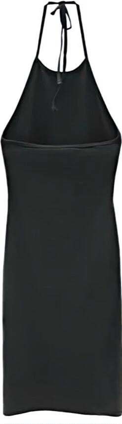 High Neck Halter Classic Mini Dress -Modern Wear Shop f60bc15b3049a09220162bbd6d9b7ea4