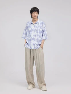 Oversized Tie-Dye Button-Up Shirt With Drop Shoulders -Modern Wear Shop f6106a95a16ac1c1c819802bcb5abd3f