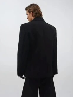 Embroidered Lightning Detail Blazer With Stud Accents -Modern Wear Shop f6a6850e2ed39d93d96e0a30cb8d301b