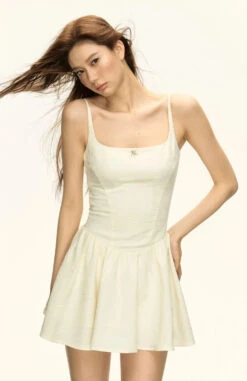 Sleeveless Square Neckline Skater Flared Mini Dress 14 Sleeveless Square Neckline Skater Flared Mini Dress -Modern Wear Shop f79d50a588ba9718e771d95d7b157917