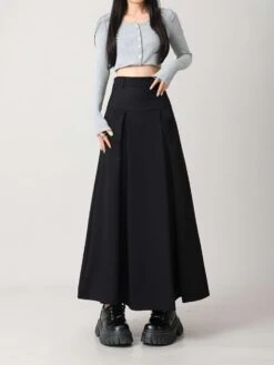 Tiered Pleated Midi Skirt -Modern Wear Shop f8391cdae6fc8c8278d4ffaaf56feee2