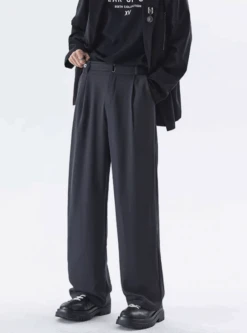 Wide Leg Tailored Lightweight Trousers With Belt Detail 23 Wide Leg Tailored Lightweight Trousers With Belt Detail -Modern Wear Shop f88d84d92e7eb0c5d82f2a321986963b