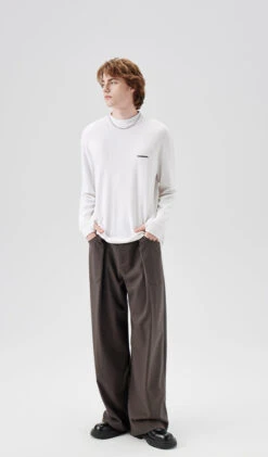 Wide Leg Pleated Trousers With Button Details 19 Wide Leg Pleated Trousers With Button Details -Modern Wear Shop f8f7a46fb00e6df9c1ede9c6bf4c4432