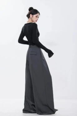 High Waist Wide Leg Multi-Pleated Trousers 28 High Waist Wide Leg Multi-Pleated Trousers -Modern Wear Shop f98afbd17ab7d22bf0a42143b11c0abb