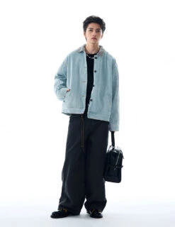 Contrast Corduroy Collar Denim Button Jacket 26 Contrast Corduroy Collar Denim Button Jacket -Modern Wear Shop fa1d8e1d95cdbbe05598250a87a0740e