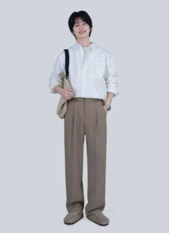 Wide-Striped Button-Down Long Sleeve Shirt 26 Wide-Striped Button-Down Long Sleeve Shirt -Modern Wear Shop fa77b92e132c2889cfef44ef0c8141de