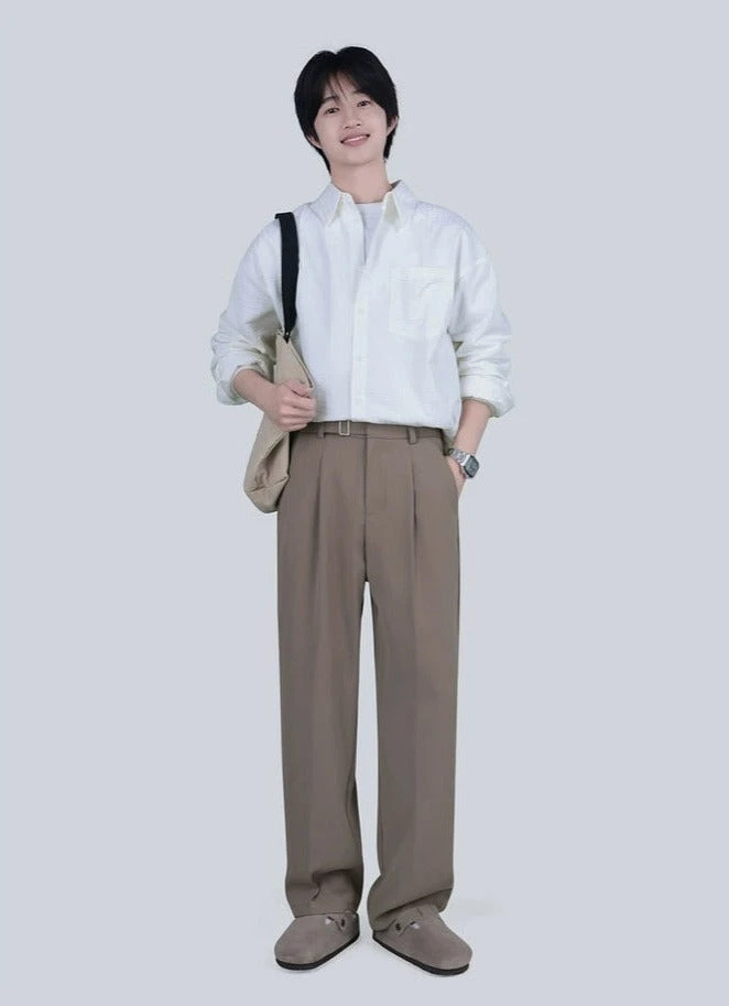 Wide-Striped Button-Down Long Sleeve Shirt 12 Wide-Striped Button-Down Long Sleeve Shirt - Image 12