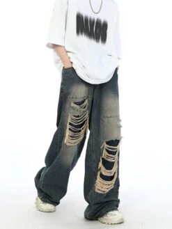 Distressed Patchwork Jeans -Modern Wear Shop faccd8aad48bac00cd5921d2f8e678eb