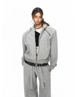 Zippered Hoodie And Jogger Lounge Set -Modern Wear Shop faf9b81844b9418d2790f45bec77468b