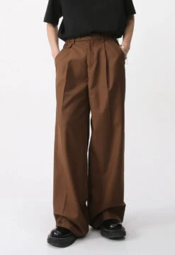 Pleated Wide Leg Low-Waisted Trousers 9 Pleated Wide Leg Low-Waisted Trousers -Modern Wear Shop fb3f46fd7f590f86f539cc540171d43d