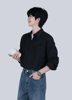 Wide-Striped Button-Down Long Sleeve Shirt 20 Wide-Striped Button-Down Long Sleeve Shirt -Modern Wear Shop fbdf0e1561072e2e99d9bb78ec59fe1c