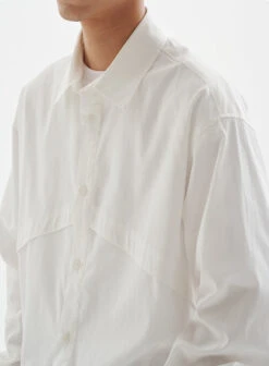 Long Sleeve Button Shirt With Chest Panel Detail -Modern Wear Shop fc3f9c2b329e6cfca911273975906475