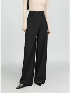 High-Waist Wide-Leg Pareo Tailored Pants -Modern Wear Shop fe3879fea30134926321b8b1e96479e7