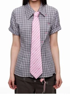 Plaid Asymmetric Button Wrap Top 39 Plaid Asymmetric Button Wrap Top -Modern Wear Shop imgi 51 O1CN01rmwbAE1fgzy5WuTQH 2212418294037