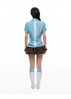 Plaid Asymmetric Button Wrap Top 27 Plaid Asymmetric Button Wrap Top -Modern Wear Shop imgi 53 O1CN01Ivttcl1fgzy2BmU5z 2212418294037