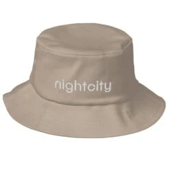 Nightcity Old School Bucket Hat -Modern Wear Shop nightcity clothing nightcity old school bucket hat khaki 14489793396826