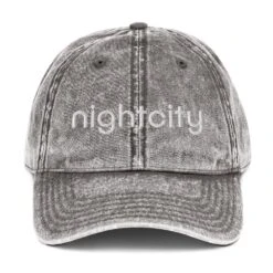 Nightcity Vintage Cotton Twill Cap 6 Nightcity Vintage Cotton Twill Cap -Modern Wear Shop nightcity clothing nightcity vintage cotton twill cap charcoal grey 14489863192666