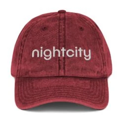Nightcity Vintage Cotton Twill Cap 7 Nightcity Vintage Cotton Twill Cap -Modern Wear Shop nightcity clothing nightcity vintage cotton twill cap maroon 14489863979098
