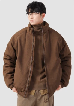 Oversized Ribbed Zip Jacket With Elastic Hem 18 Oversized Ribbed Zip Jacket With Elastic Hem -Modern Wear Shop tb image share 1732535269191 jpg